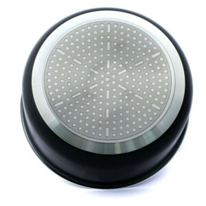 Herzberg Σετ Μαγειρικών Σκευών 7 τεμαχίων με πέτρινη επίστρωση και αποσπώενη λαβή, , Μαύρο HG8053-BLK - Image 5