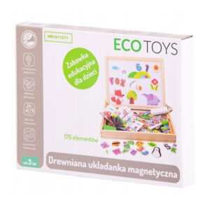 Παιδικός Μαγνητικός / Μαυροπίνακας Διπλής Όψης 2 σε 1 30 x 23 x 22 cm Ecotoys HM3011271 - Image 3