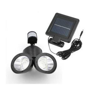 Διπλός Ηλιακός LED Προβολέας 3.7 V με Ανιχνευτή Κίνησης και Φωτοβολταϊκό Συλλέκτη Hoppline HOP1000695 - Image 3