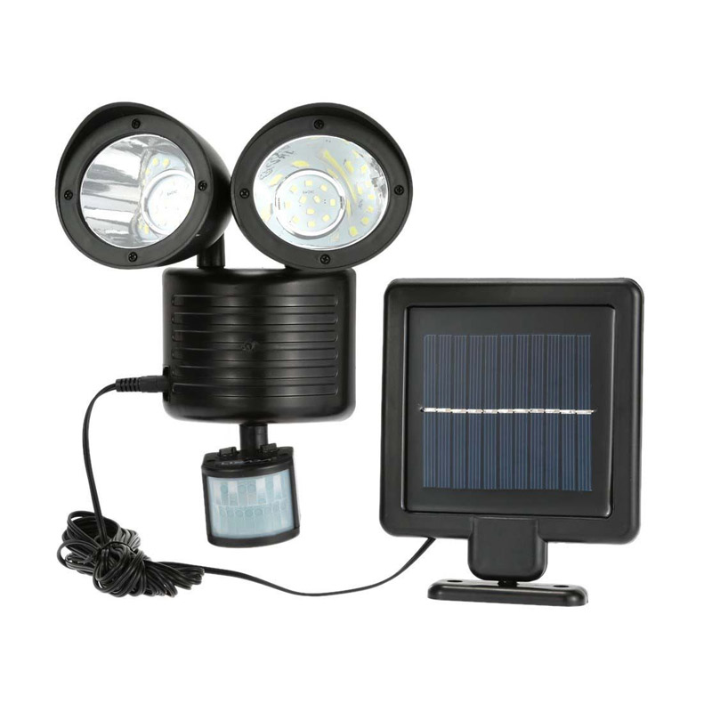 Διπλός Ηλιακός LED Προβολέας 3.7 V με Ανιχνευτή Κίνησης και Φωτοβολταϊκό Συλλέκτη Hoppline HOP1000695 Διπλός Ηλιακός LED Προβολέας 3.7 V με Ανιχνευτή Κίνησης και Φωτοβολταϊκό Συλλέκτη Hoppline HOP1000695