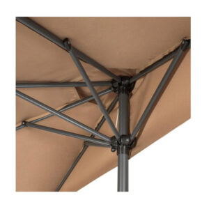 Ημικυκλική Ομπρέλα Βεράντας 232 cm Hoppline HOP1000927-1 - Image 2