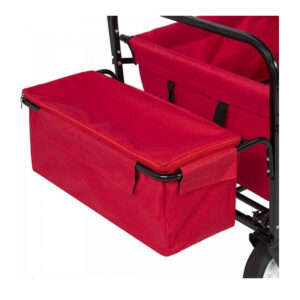 Πτυσσόμενο Καρότσι Κήπου με Οροφή 104 x 53 x 108 cm Χρώματος Κόκκινο Hoppline HOP1001001-2 - Image 4