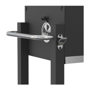 Τροχήλατη Ψησταριά - Μπάρμπεκιου με Κάρβουνο 104 x 47.5 x 72 cm Hoppline HOP1001329 - Image 2