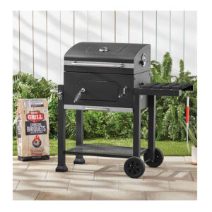 Τροχήλατη Ψησταριά - Μπάρμπεκιου με Κάρβουνο 104 x 47.5 x 72 cm Hoppline HOP1001329 - Image 5