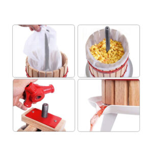 Χειροκίνητη Πρέσα Φρούτων 6 Lt Hoppline HOP1001376 - Image 2