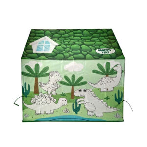 Παιδική Σκηνή Σπιτάκι Ζωγραφικής Δεινόσαυρος 70 x 95 x 104 cm Hoppline HOP1001412-2 - Image 2