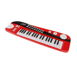 Παιδικό Ηλεκτρονικό Αρμόνιο 37 Πλήκτρων Χρώματος Κόκκινο Hoppline HOP1001413-2 - Image 3