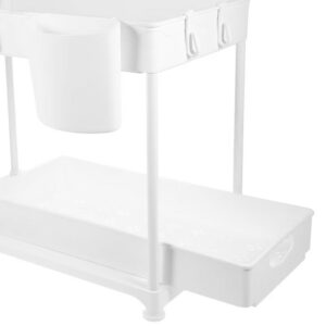 Έπιπλο Οργάνωσης Κουζίνας 2 Επιπέδων Σετ 2τμχ 33x40x23 cm Λευκό Timeless Tools HOP1001646-1 - Image 2