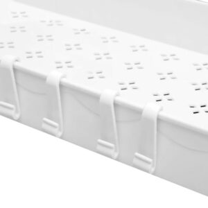 Έπιπλο Οργάνωσης Κουζίνας 2 Επιπέδων Σετ 2τμχ 33x40x23 cm Λευκό Timeless Tools HOP1001646-1 - Image 3