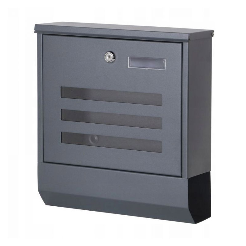 Γραμματοκιβώτιο από Γαλβανισμένο Ατσάλι 30.5 x 9.6 x 33.5 cm ModernHome HPB2210X-GS Γραμματοκιβώτιο από Γαλβανισμένο Ατσάλι 30.5 x 9.6 x 33.5 cm ModernHome HPB2210X-GS