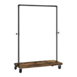 Μεταλλική Κρεμάστρα Ρούχων Δαπέδου 103.5 x 40 x 162 cm με Ρόδες Songmics HSR65BXV1 - Image 5
