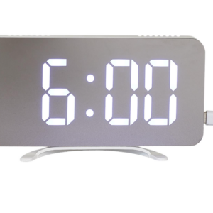 Ρολόι Ξυπνητήρι με Οθόνη LED  καθρέφτη RGB  15