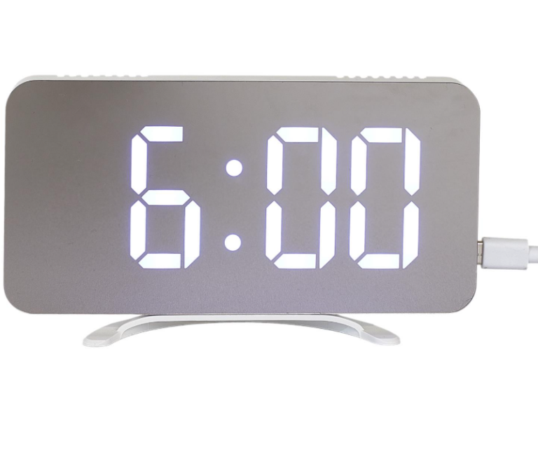 Ρολόι Ξυπνητήρι με Οθόνη LED  καθρέφτη RGB  15