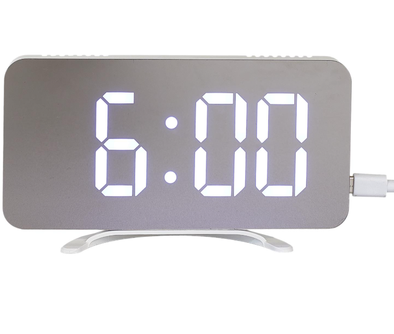 Ρολόι Ξυπνητήρι με Οθόνη LED καθρέφτη RGB 15 Ρολόι Ξυπνητήρι με Οθόνη LED καθρέφτη RGB 15