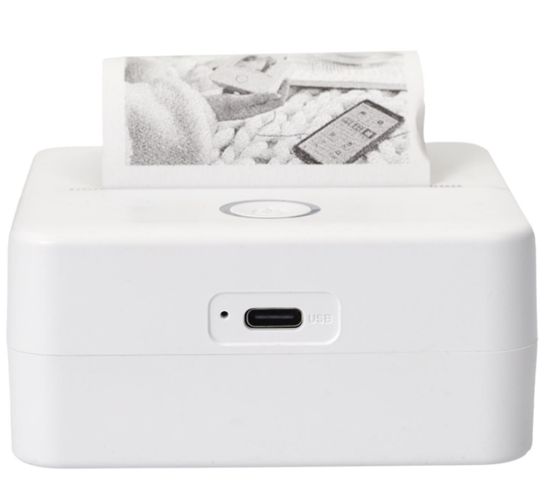 Mini Εκτυπωτής Ασπρόμαυρου 8.5 x 4.5 x 8.5 cm HT0125 Be Mix
