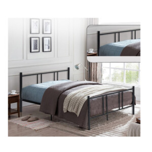 Διπλό Μεταλλικό Κρεβάτι 160 x 200 cm Costway HU10288DK - Image 2