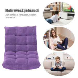 Costway Πτυσσόμενη Πολυθρόνα Δαπέδου με Ρυθμιζόμενη Πλάτη σε 14 Θέσεις HV10355VT - Image 4