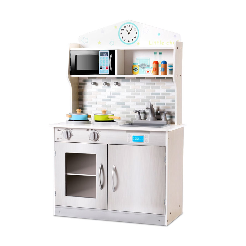 Παιδική Ξύλινη Κουζίνα 57 x 28 x 95.5 cm Costway HW58833 Παιδική Ξύλινη Κουζίνα 57 x 28 x 95.5 cm Costway HW58833
