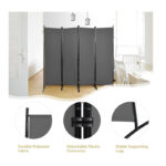 Μεταλλικό Διακοσμητικό Παραβάν 220 x 51 x 173 cm Costway HW68273GR - Image 2