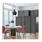 Μεταλλικό Διακοσμητικό Παραβάν 220 x 51 x 173 cm Costway HW68273GR - Image 4