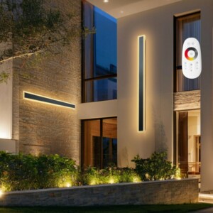 VEVOR Εξωτερικό Φωτιστικό Τοίχου 1200 mm με Ρυθμιζόμενη Θερμοκρασία 2700K-6000K HWBDBDRGBDDKTP72C001V7