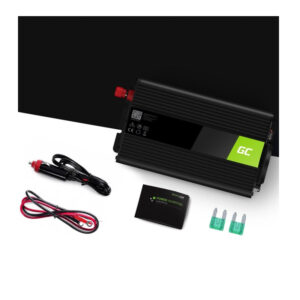 Μετατροπέας - Inverter Ισχύος Αυτοκινήτου 24 V σε 230 V 300 / 600 W Green Cell INV02DE - Image 5