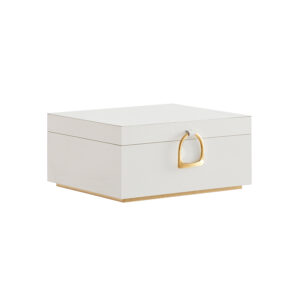 SONGMICS Κοσμηματοθήκη με Λαβή 20.5 x 24 x 11 cm Λευκό JBC165W01