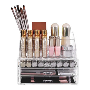 Βάση Οργάνωσης Καλλυντικών και Κοσμημάτων με 3 Συρτάρια Songmics JKA002TP - Image 4