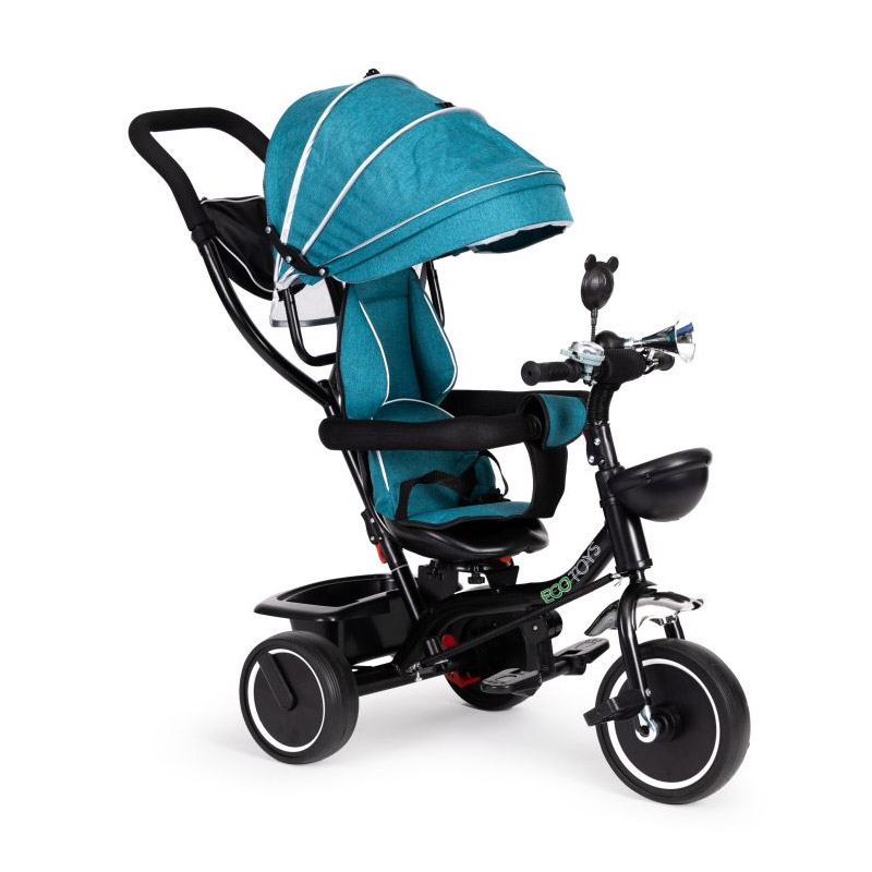 Τρίκυκλο Παιδικό Ποδήλατο - Καρότσι με Περιστρεφόμενο Κάθισμα Χρώματος Πράσινο Ecotoys JM-066-9Green/Blue Τρίκυκλο Παιδικό Ποδήλατο - Καρότσι με Περιστρεφόμενο Κάθισμα Χρώματος Πράσινο Ecotoys JM-066-9Green/Blue