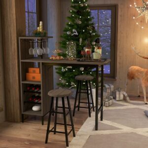 Costway  Σετ Ρουστίκ Μπαρ Τραπέζι και Σκαμπό για Μοναδική Ατμόσφαιρα και Άνεση JV10669BN