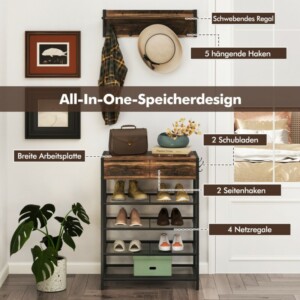 Μεταλλική Κατασκευή με Ρυθμιζόμενα Πόδια και Κιτ Στήριξης Τοίχου