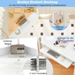 Πληκτροθήκη και Βάση Οθόνης σε Λευκό JV12431DE-WH