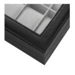 Θήκη Ρολογιών με 12 Θέσεις 32 x 20 x 8.5 cm Songmics JWB12BK - Image 2