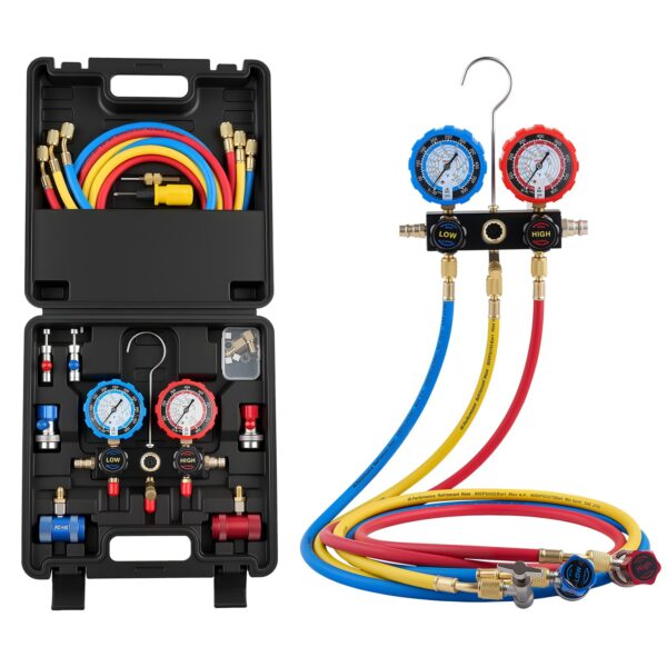 VEVOR Σετ Μανόμετρων Κλιματιστικών για R134a