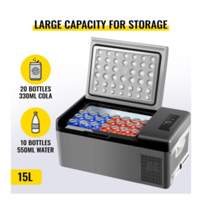 Ηλεκτρικό Φορητό Ψυγείο 15 Lt 12V 45 W VEVOR JYCZBX15L00000001V2 - Image 3
