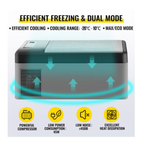 Ηλεκτρικό Φορητό Ψυγείο 15 Lt 12V 45 W VEVOR JYCZBX15L00000001V2 - Image 4