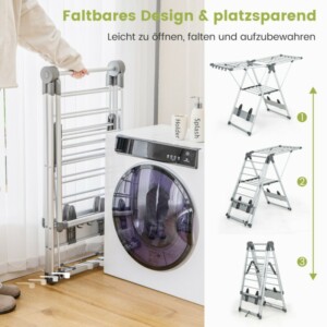 21 ράβδους απλώματος και 10 πλαϊνούς σφιγκτήρες 81–130 εκ. JZ10187