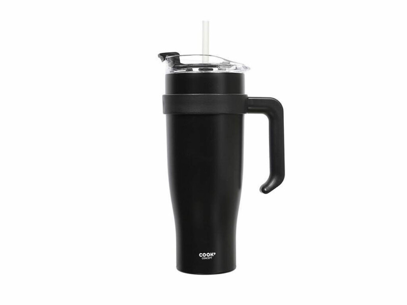 Κούπα Θερμός Ανοξείδωτο / Πλαστικό 1.2lt - Μαύρο KA0437-Black Cook Concept Κούπα Θερμός Ανοξείδωτο / Πλαστικό 1.2lt - Μαύρο KA0437-Black Cook Concept