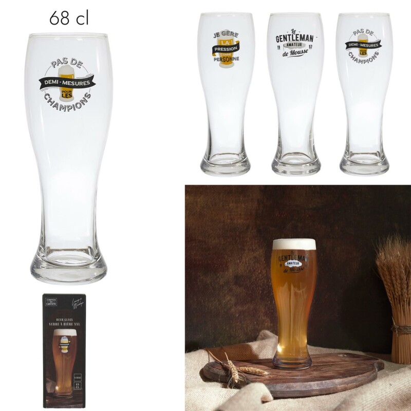 Cook Concept Ποτήρι Μπύρας XXL – 68 cl με Τυχαία Επιλογή Μοντέλου KA0518