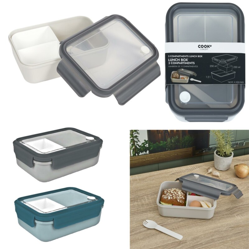 Φαγητοδοχείο με 3 Διαμερίσματα Πλαστικό 21 x 7 Φαγητοδοχείο με 3 Διαμερίσματα Πλαστικό 21 x 7