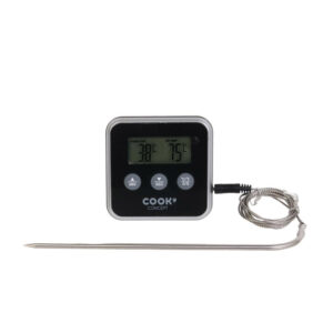 Μαγνητικό Ψηφιακό Θερμόμετρο Κουζίνας με Χρονόμετρο Χρώματος Μαύρο Cook Concept KC2053 KC2053-Black - Image 4