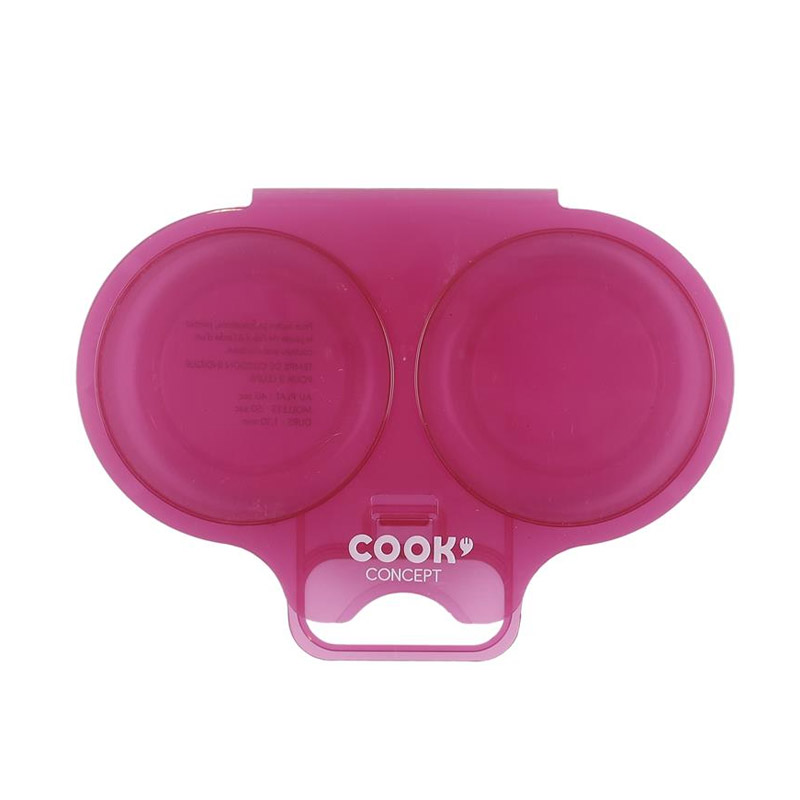 Διπλή Συσκευή Μαγειρέματος Αυγών για Φούρνο Μικροκυμάτων Χρώματος Μπορντό Cook Concept KC2152 KC2152-Burgundy Διπλή Συσκευή Μαγειρέματος Αυγών για Φούρνο Μικροκυμάτων Χρώματος Μπορντό Cook Concept KC2152 KC2152-Burgundy