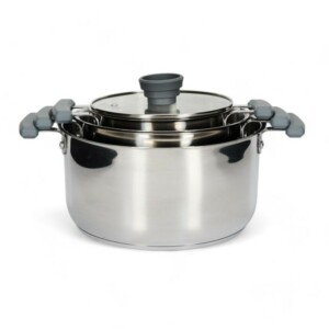 Σετ Κατσαρολών All-in-One X3 Easy Storage 17/21/25cm - Inox KC5228 Cook Concept - Image 3