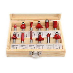 Σετ Φρέζες Ξύλου για Ρούτερ 8 mm 12 τμχ Kraft&Dele KD-10282 - Image 2