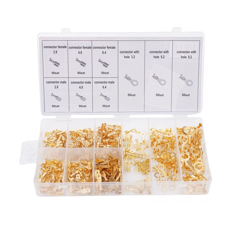 Σετ Ακροδέκτες Οπής Χωρίς Μόνωση σε Κασετίνα 450 τμχ Kraft&Dele KD-10493 Σετ Ακροδέκτες Οπής Χωρίς Μόνωση σε Κασετίνα 450 τμχ Kraft&Dele KD-10493