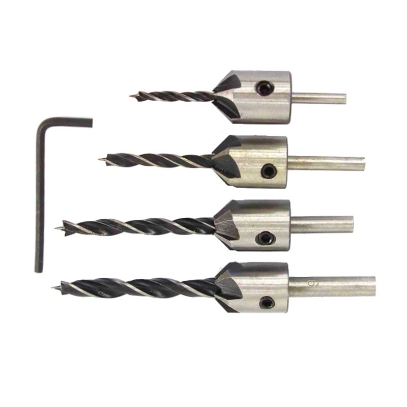 Σετ Τρυπάνια Ξύλου με Ρυθμιζόμενη Φρέζα 3-6 mm 4 τμχ Kraft&Dele KD-10559 Σετ Τρυπάνια Ξύλου με Ρυθμιζόμενη Φρέζα 3-6 mm 4 τμχ Kraft&Dele KD-10559