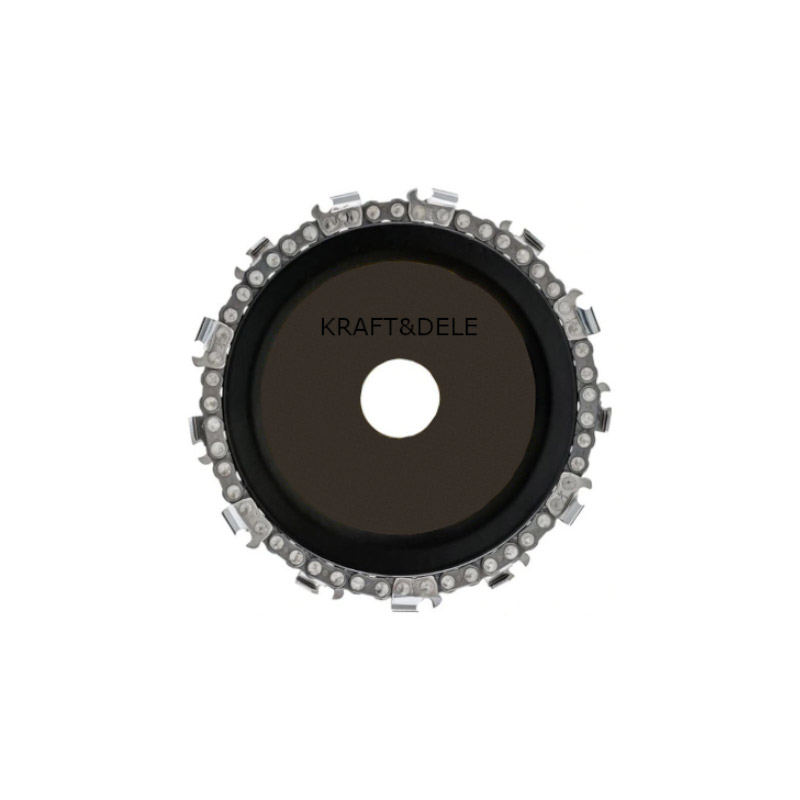 Δίσκος Κοπής Ξύλου με Αλυσίδα 125 x 22.2 mm και 14 Δόντια για Γωνιακό Τροχό Kraft&Dele KD-1060 Δίσκος Κοπής Ξύλου με Αλυσίδα 125 x 22.2 mm και 14 Δόντια για Γωνιακό Τροχό Kraft&Dele KD-1060