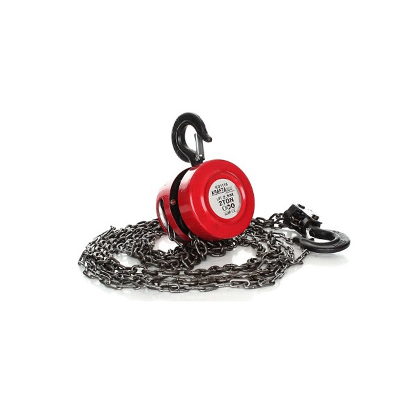 Χειροκίνητο Βαρούλκο Ανύψωσης 2T με Αλυσίδα 2.5 m Kraft&Dele KD-1116