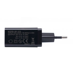 Φορτιστής Πρίζας με 2 Θύρες USB 2.1A και 1 USB QC 3.0 Kraft&Dele KD-1236 - Image 5