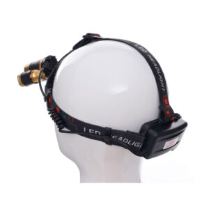 Τριπλός Επαναφορτιζόμενος Φακός Κεφαλής LED T6 Kraft&Dele KD-1246 - Image 2